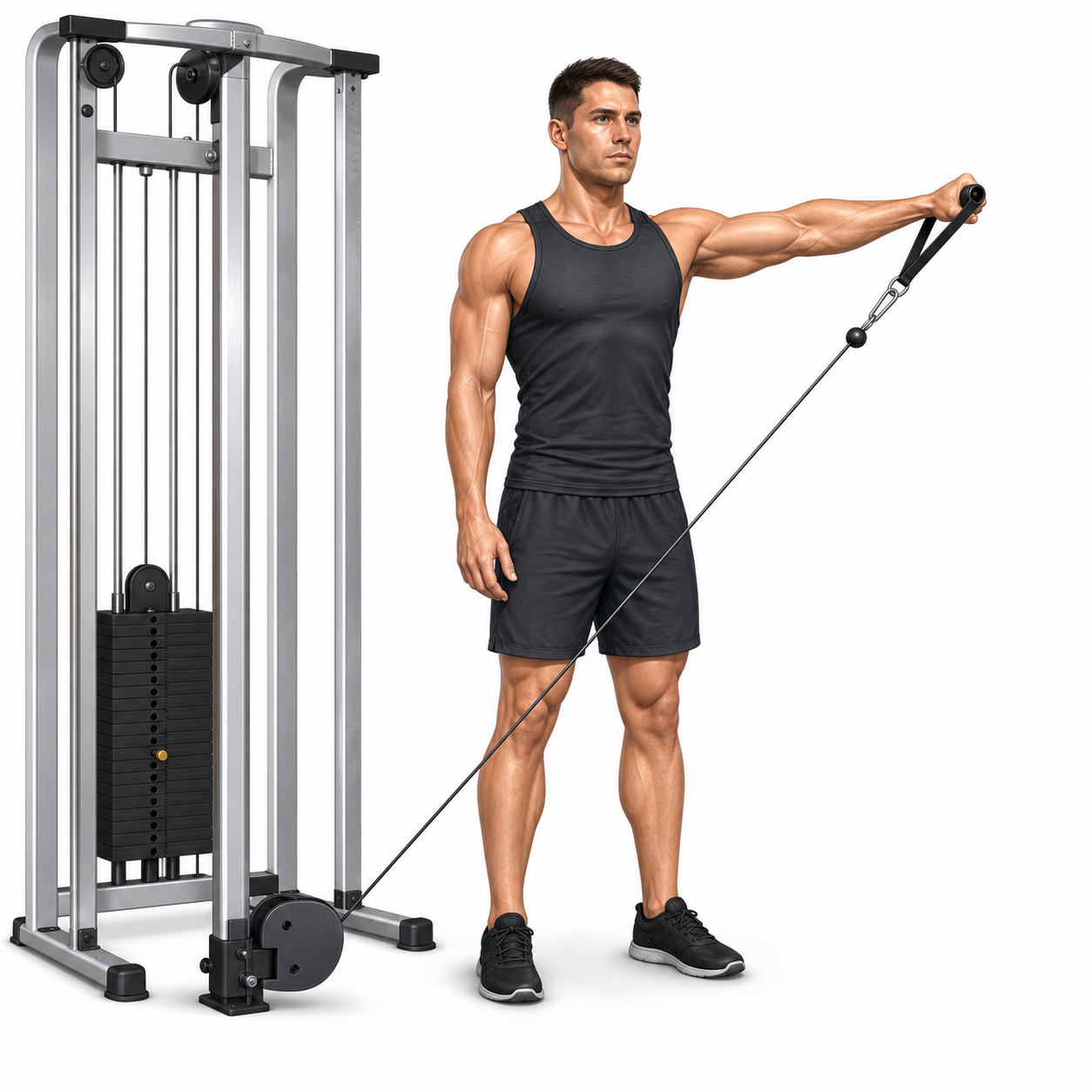 Cable lateral raise