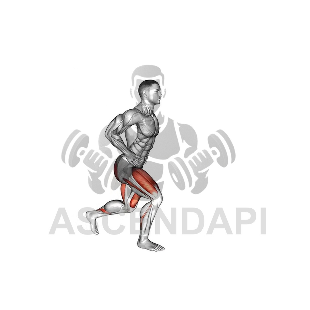 Walking lunge or reverse lunge